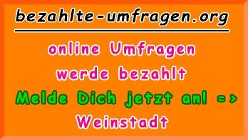 bezahlte Umfragen in Weinstadt