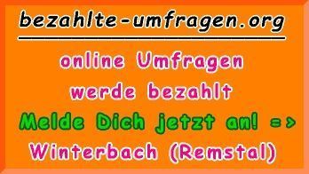 bezahlte Umfragen in Winterbach (Remstal)