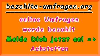 bezahlte Umfragen in Achstetten