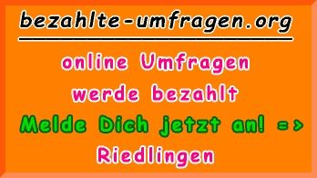 bezahlte Umfragen in Riedlingen
