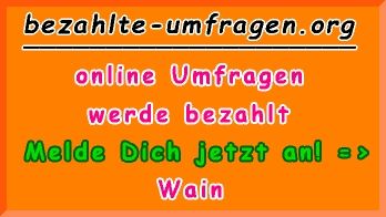 bezahlte Umfragen in Wain