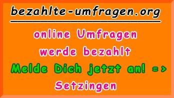 bezahlte Umfragen in Setzingen