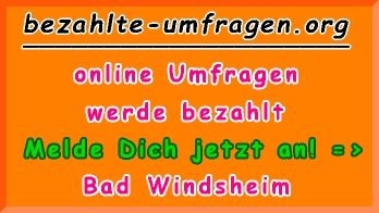 bezahlte Umfragen in Bad Windsheim