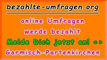 bezahlte Umfragen in Garmisch-Partenkirchen