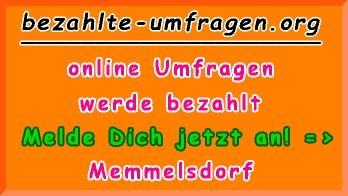 bezahlte Umfragen in Memmelsdorf