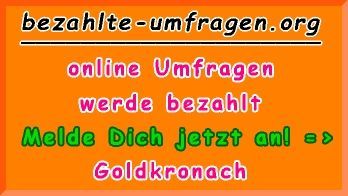 bezahlte Umfragen in Goldkronach
