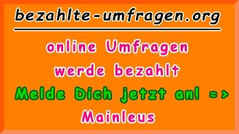 bezahlte Umfragen in Mainleus