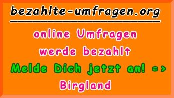 bezahlte Umfragen in Birgland