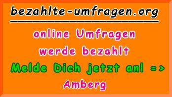 bezahlte Umfragen in Amberg