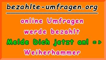 bezahlte Umfragen in Weiherhammer