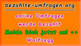 bezahlte Umfragen in Wolfsegg
