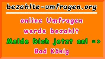 bezahlte Umfragen in Bad König