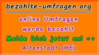 bezahlte Umfragen in Altenstadt (HE)