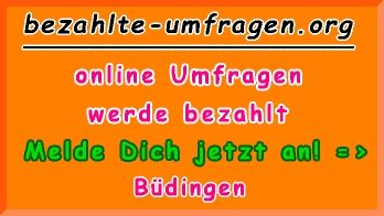 bezahlte Umfragen in Büdingen