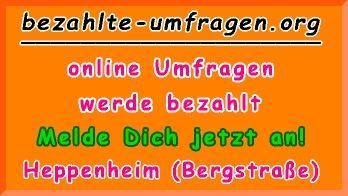 bezahlte Umfragen in Heppenheim