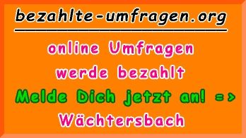 bezahlte Umfragen in Wächtersbach