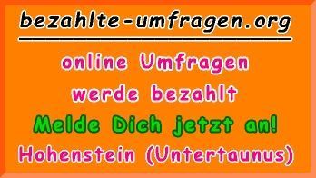 bezahlte Umfragen in Hohenstein (Untertaunus)