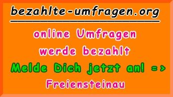 bezahlte Umfragen in Freiensteinau
