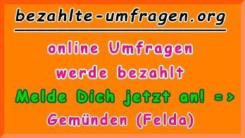 bezahlte Umfragen in Gemünden (Felda)