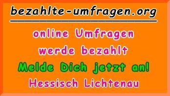 bezahlte Umfragen in Hessisch Lichtenau