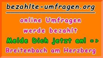 bezahlte Umfragen in Breitenbach a. Herzberg