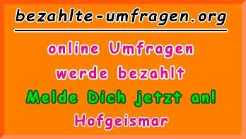 bezahlte Umfragen in Hofgeismar