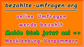 bezahlte Umfragen in Mecklenburg-Vorpommern