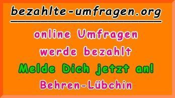 bezahlte Umfragen in Behren-Lübchin