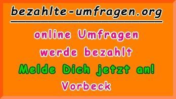 bezahlte Umfragen in Vorbeck