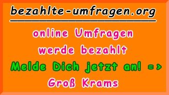 bezahlte Umfragen in Groß Krams