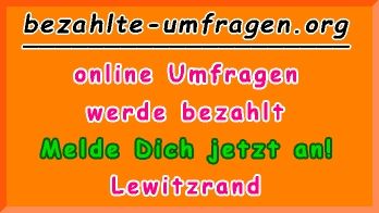 bezahlte Umfragen in Lewitzrand