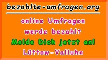 bezahlte Umfragen in Lüttow-Valluhn