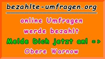 bezahlte Umfragen in Obere Warnow