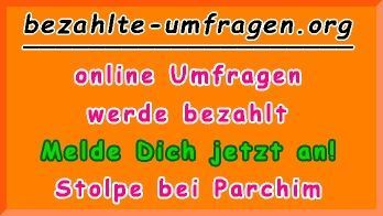 bezahlte Umfragen in Stolpe bei Parchim