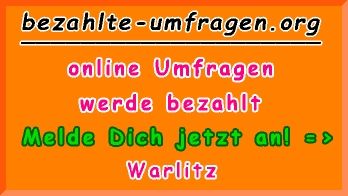 bezahlte Umfragen in Warlitz