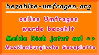 bezahlte Umfragen in Landkreis Mecklenburgische Seenplatte