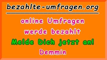 bezahlte Umfragen in Demmin