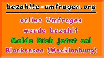 bezahlte Umfragen in Blankensee (Mecklenburg)