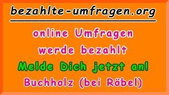 bezahlte Umfragen in Buchholz (bei Röbel)
