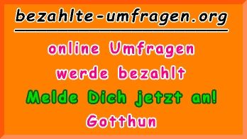 bezahlte Umfragen in Gotthun
