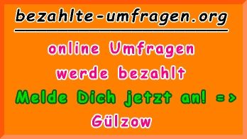bezahlte Umfragen in Gülzow
