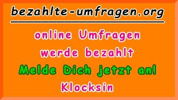 bezahlte Umfragen in Klocksin