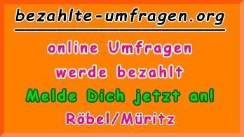 bezahlte Umfragen in Röbel/Müritz