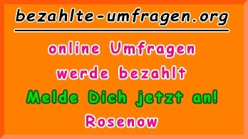 bezahlte Umfragen in Rosenow