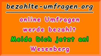 bezahlte Umfragen in Wesenberg