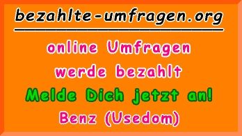bezahlte Umfragen in Benz (Usedom)