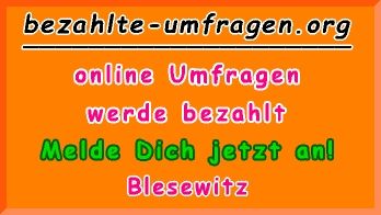 bezahlte Umfragen in Blesewitz
