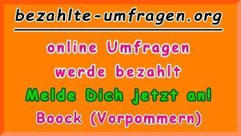 bezahlte Umfragen in Boock