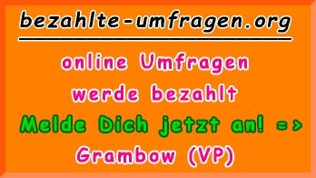 bezahlte Umfragen in Grambow (VP)