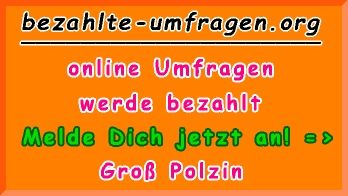 bezahlte Umfragen in Groß Polzin